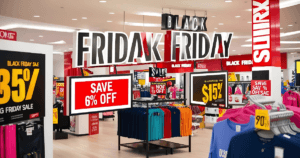 Imagem Ilustrativa de uma Loja na Black Friday