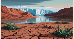 Imagem ilustrativa de uma alteração no ambiente causado por Mudanças Climáticas